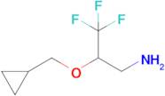 2-(Cyclopropylmethoxy)-3,3,3-trifluoropropan-1-amine