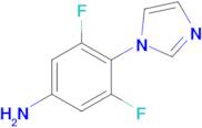 3,5-Difluoro-4-(1h-imidazol-1-yl)aniline