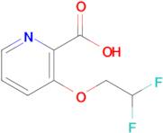 3-(2,2-Difluoroethoxy)pyridine-2-carboxylic acid