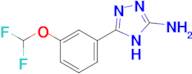 5-[3-(difluoromethoxy)phenyl]-4H-1,2,4-triazol-3-amine