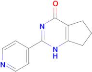 2-(pyridin-4-yl)-1H,4H,5H,6H,7H-cyclopenta[d]pyrimidin-4-one