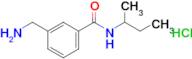 3-(Aminomethyl)-N-(butan-2-yl)benzamide hydrochloride