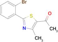 1-[2-(2-bromophenyl)-4-methyl-1,3-thiazol-5-yl]ethan-1-one