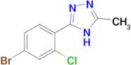 3-(4-bromo-2-chlorophenyl)-5-methyl-4H-1,2,4-triazole