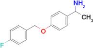 1-{4-[(4-fluorophenyl)methoxy]phenyl}ethan-1-amine