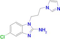 5-Chloro-1-[3-(1h-imidazol-1-yl)propyl]-1h-1,3-benzodiazol-2-amine