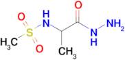 n-[1-(hydrazinecarbonyl)ethyl]methanesulfonamide