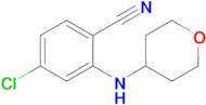 4-Chloro-2-[(oxan-4-yl)amino]benzonitrile