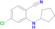 4-Chloro-2-(cyclopentylamino)benzonitrile