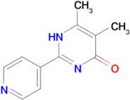 5,6-dimethyl-2-(pyridin-4-yl)-1,4-dihydropyrimidin-4-one