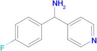 (4-Fluorophenyl)(pyridin-4-yl)methanamine