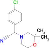 2-(4-Chlorophenyl)-2-(2,2-dimethylmorpholin-4-yl)acetonitrile