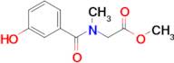 Methyl 2-[1-(3-hydroxyphenyl)-N-methylformamido]acetate