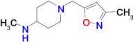 n-Methyl-1-[(3-methyl-1,2-oxazol-5-yl)methyl]piperidin-4-amine