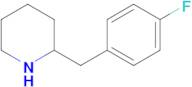 2-[(4-fluorophenyl)methyl]piperidine