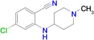 4-Chloro-2-[(1-methylpiperidin-4-yl)amino]benzonitrile