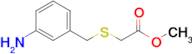 Methyl 2-{[(3-aminophenyl)methyl]sulfanyl}acetate