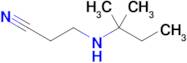 3-[(2-methylbutan-2-yl)amino]propanenitrile