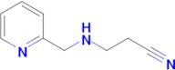 3-{[(pyridin-2-yl)methyl]amino}propanenitrile