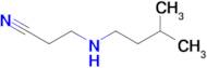 3-[(3-methylbutyl)amino]propanenitrile