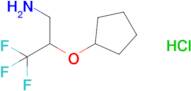 [(3-amino-1,1,1-trifluoropropan-2-yl)oxy]cyclopentane hydrochloride