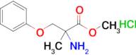 Methyl 2-amino-2-methyl-3-phenoxypropanoate hydrochloride