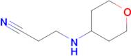 3-[(oxan-4-yl)amino]propanenitrile