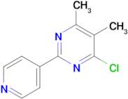 4-Chloro-5,6-dimethyl-2-(pyridin-4-yl)pyrimidine