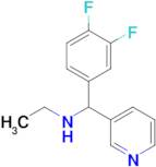 [(3,4-difluorophenyl)(pyridin-3-yl)methyl](ethyl)amine