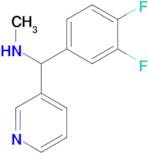 [(3,4-difluorophenyl)(pyridin-3-yl)methyl](methyl)amine