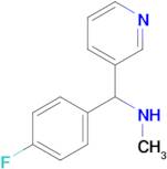 [(4-fluorophenyl)(pyridin-3-yl)methyl](methyl)amine