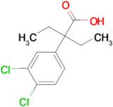 2-(3,4-Dichlorophenyl)-2-ethylbutanoic acid