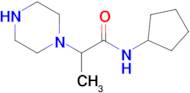 n-Cyclopentyl-2-(piperazin-1-yl)propanamide