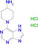 1-(7H-purin-6-yl)piperidin-4-amine dihydrochloride