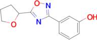 3-[5-(oxolan-2-yl)-1,2,4-oxadiazol-3-yl]phenol
