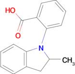 2-(2-Methyl-2,3-dihydro-1h-indol-1-yl)benzoic acid