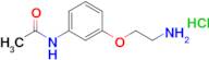 n-[3-(2-aminoethoxy)phenyl]acetamide hydrochloride