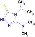 3-(dimethylamino)-4-(propan-2-yl)-4,5-dihydro-1H-1,2,4-triazole-5-thione