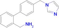 {2-[4-(1h-imidazol-1-ylmethyl)phenyl]phenyl}methanamine