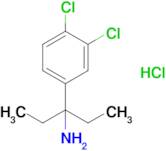 3-(3,4-Dichlorophenyl)pentan-3-amine hydrochloride