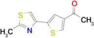 1-[5-(2-methyl-1,3-thiazol-4-yl)thiophen-3-yl]ethan-1-one