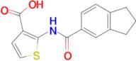 2-(2,3-Dihydro-1h-indene-5-amido)thiophene-3-carboxylic acid