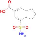 7-Sulfamoyl-2,3-dihydro-1h-indene-5-carboxylic acid