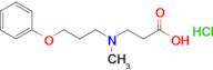 3-[methyl(3-phenoxypropyl)amino]propanoic acid hydrochloride