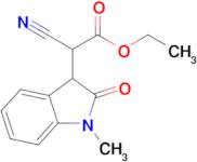Ethyl 2-cyano-2-(1-methyl-2-oxo-2,3-dihydro-1h-indol-3-yl)acetate