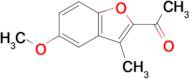 1-(5-Methoxy-3-methyl-1-benzofuran-2-yl)ethan-1-one