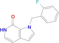 1-[(2-fluorophenyl)methyl]-1h,6h,7h-pyrrolo[2,3-c]pyridin-7-one