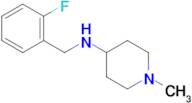 n-[(2-fluorophenyl)methyl]-1-methylpiperidin-4-amine