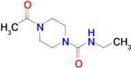 4-Acetyl-N-ethylpiperazine-1-carboxamide