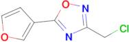 3-(Chloromethyl)-5-(furan-3-yl)-1,2,4-oxadiazole